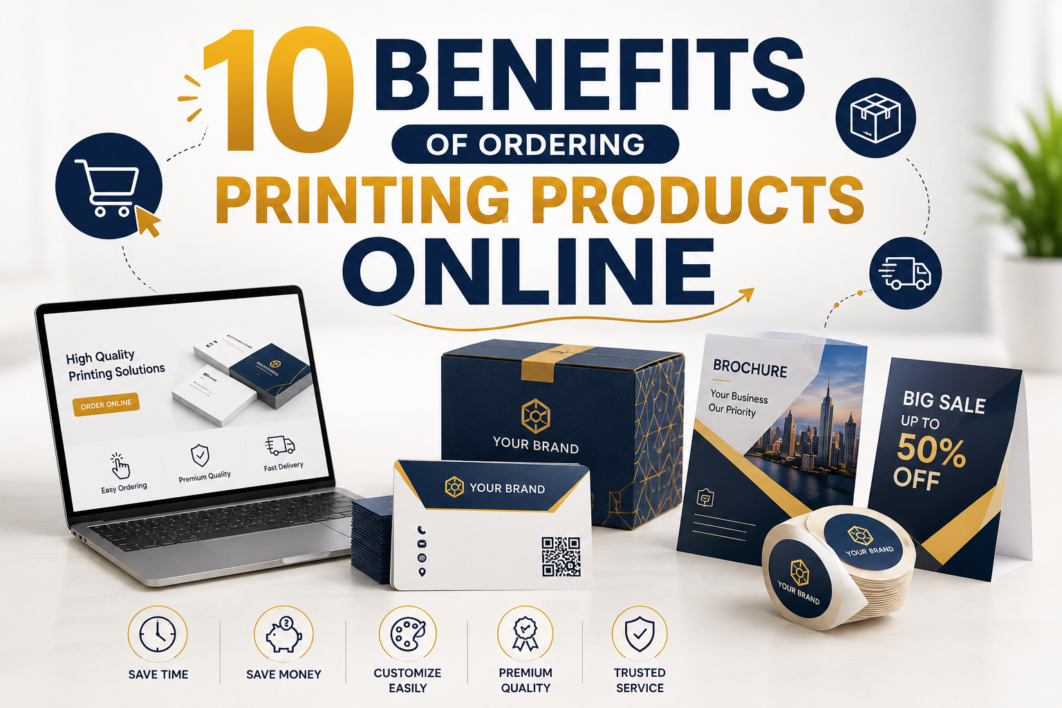 10 Benefits of Ordering Printing Products Online
