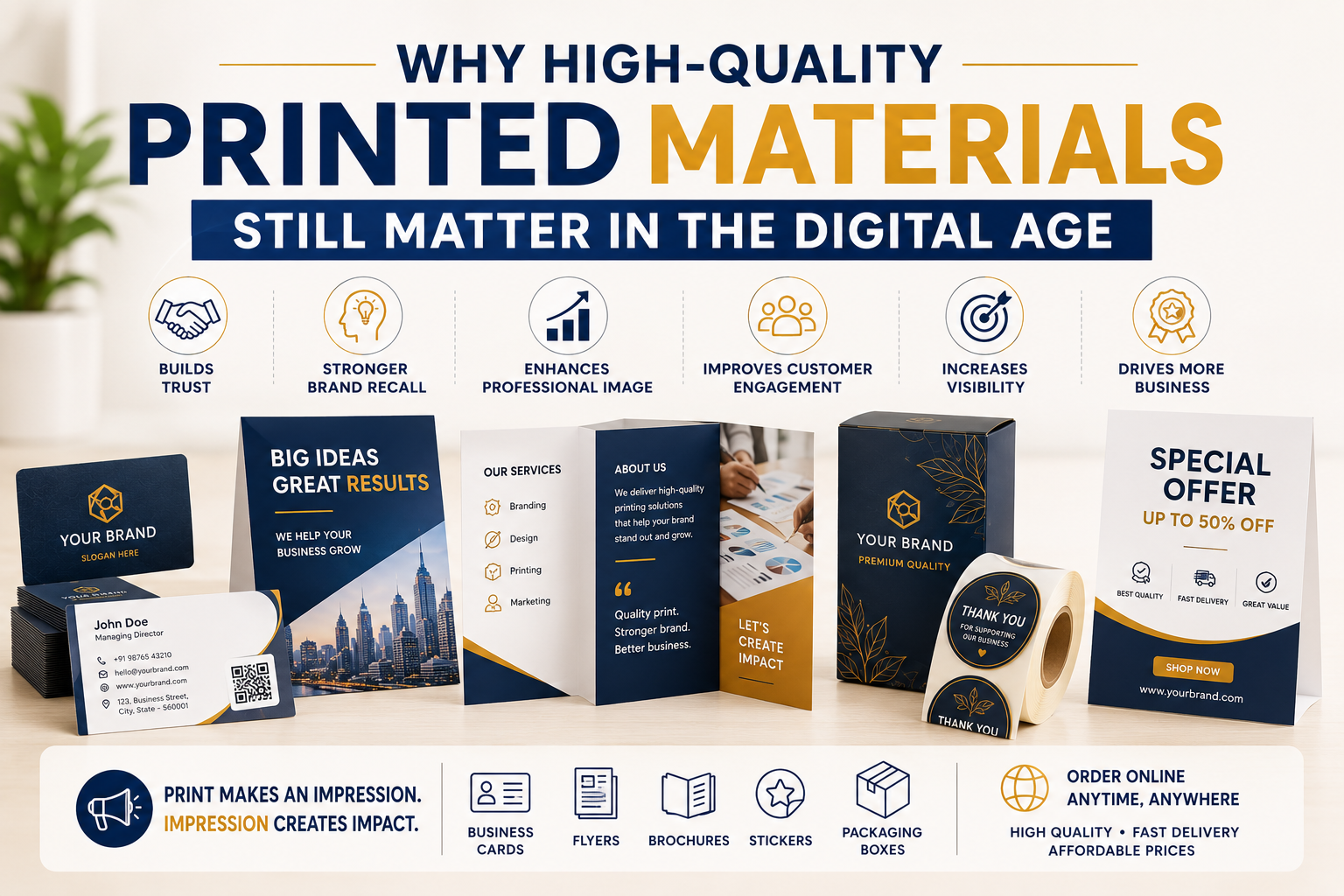 Why High-Quality Printed Materials Still Matter in the Digital Age