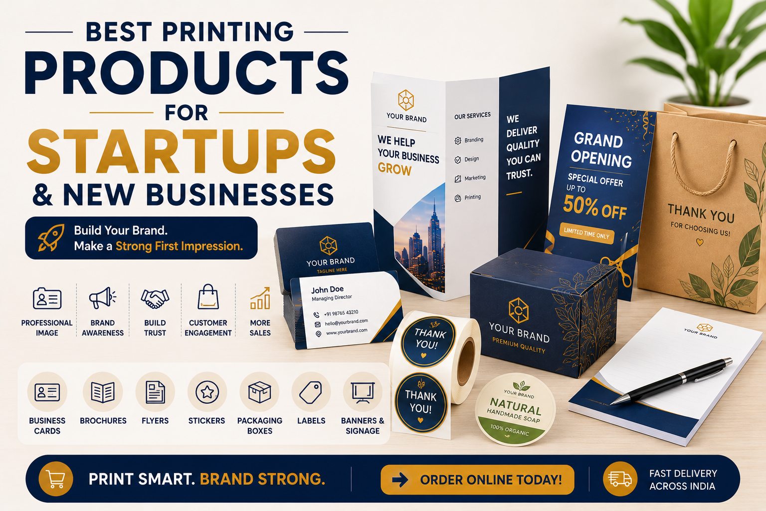 Best Printing Products for Startups and New Businesses