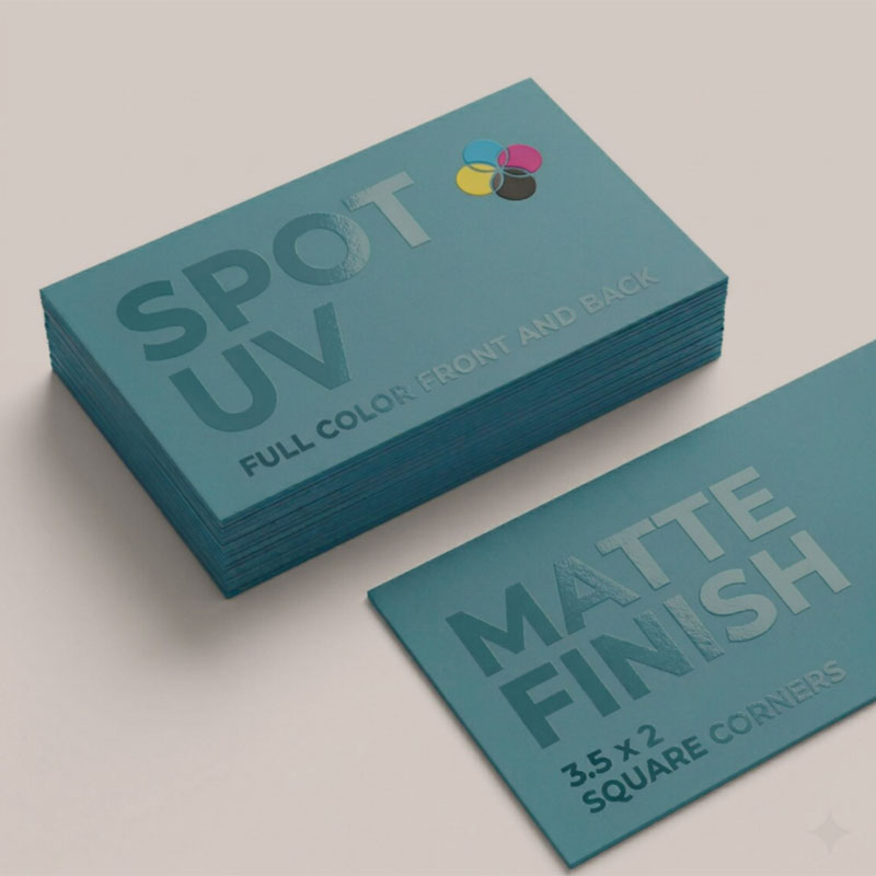 Matt UV Round Corner Visiting Card